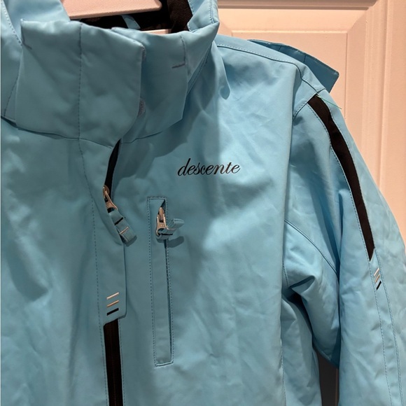 Descente Ski Snow Snowboarding Jacket Coat Blue Wm Size M - Picture 4 of 5